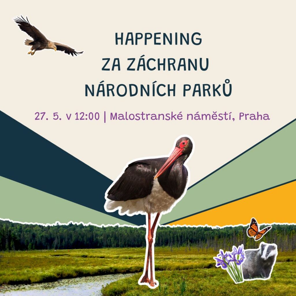 Aktualizované informace: Divočina nabeton: Pořádáme happening za záchranu národních parků a za vyhlášení NP Křivoklátsko